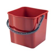 Κουβάς χωρητικότητας 18lit σε κόκκινο χρώμα 31x28x31hcm