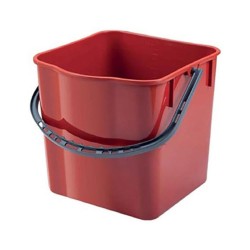 Κουβάς χωρητικότητας 18lit σε κόκκινο χρώμα 31x28x31hcm