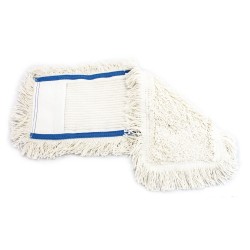 Παρκετέζα βαμβακερή λευκή με διάσταση 80cm