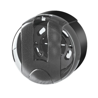 Συσκευή WC μαύρη πλαστική CENTER PULL διαστάσεων Ø27x16,5cm
