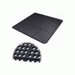 Ποδόμακτρο καουτσούκ ‘‘restaurant’’ 91,44x91,44cm αντιολισθητικό με ενώσεις για την κάλυψη μεγάλων επιφανειών