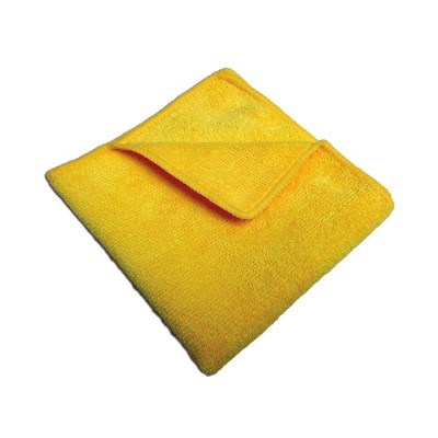 Πανί MICROFIBRA διαστάσεων 40x40cm σε κίτρινο χρώμα γενικής χρήσης