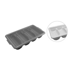 Eπαγγελματική κουταλοθήκη 4 θέσεων σε λευκό χρώμα 52x28,5x9,5hcm ΙΤΑΛΙΑΣ