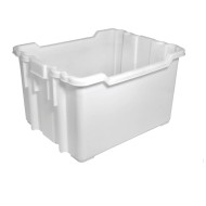 Λεκάνη 8325 στοιβαζόμενη από την μια πλευρά και από την άλλη χωνευτή ΙΤΑΛΙΑΣ 50x40x30hcm 50kg