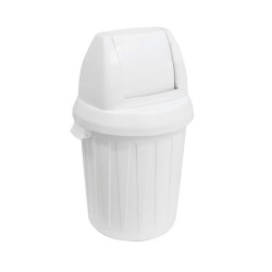 Κάδος πλαστικός με αιωρούμενο καπάκι 50lit διαστάσεων 45x75cm