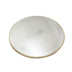 Βάση ξύλινη με επιφάνεια αλουμινίου Ø45cm για σερβίρισμα πίτσας Ιταλίας