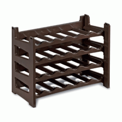 Ράφι στοιβαζόμενο για φιάλες κρασιού σε καφέ χρώμα 68x32x12hcm ΙΤΑΛΙΑΣ (1 ράφι) Ράφι στοιβαζόμενο για φιάλες κρασιού σε καφέ χρώμα 68x32x12hcm ΙΤΑΛΙΑΣ (1 ράφι)