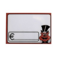 Ετικέτα τιμών κρεάτων με σταντ στήριξης διαστάσεων 9,5x6,5cm Ετικέτα τιμών κρεάτων με σταντ στήριξης διαστάσεων 9,5x6,5cm