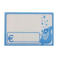 Ετικέτα τιμών ιχθυοπωλείου με σταντ στήριξης διαστάσεων 9,5x6,5cm Ετικέτα τιμών ιχθυοπωλείου με σταντ στήριξης διαστάσεων 9,5x6,5cm