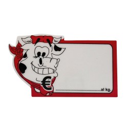 Ετικέτα τιμών κρεάτων με σταντ στήριξης διαστάσεων 15x8cm Ετικέτα τιμών κρεάτων με σταντ στήριξης διαστάσεων 15x8cm