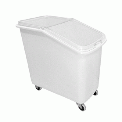 Δοχείο αποθήκευσης τροφίμων τροχήλατο λευκό χωρητικότητας 102lit 42x75x71cm