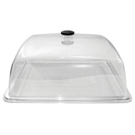 Καπάκι PC ορθογώνιο διάφανο με πόμολο 1/3 32,5x17,6x12hcm για τον δίσκο D-23-45-063,23-45-064 Καπάκι PC ορθογώνιο διάφανο με πόμολο 1/3 32,5x17,6x12hcm για τον δίσκο D-23-45-063,23-45-064