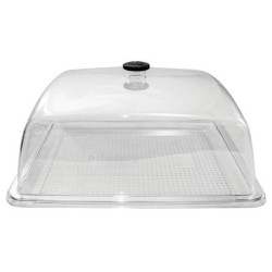 Καπάκι PC ορθογώνιο διάφανο με πόμολο 1/3 32,5x17,6x12hcm για τον δίσκο D-23-45-063,23-45-064 Καπάκι PC ορθογώνιο διάφανο με πόμολο 1/3 32,5x17,6x12hcm για τον δίσκο D-23-45-063,23-45-064