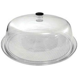 Καπάκι PC στρογγυλό διάφανο με πόμολο Ø30x12hcm για τον δίσκο 23-45-066,23-45-067 Καπάκι PC στρογγυλό διάφανο με πόμολο Ø30x12hcm για τον δίσκο 23-45-066,23-45-067