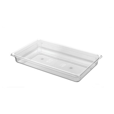 Λεκάνη Gastronorm PC polycarbonate διάφανη GN 1/1 53x32,5x20hcm