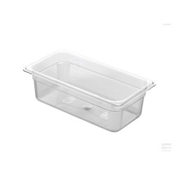 Λεκάνη Gastronorm PC polycarbonate διάφανη GN 1/3 32,5x17,6x10hcm