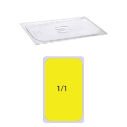 Καπάκι PC διάφανο για δοχεία τροφίμων χωρητικότητας GN 1/1 (325 x 530mm)