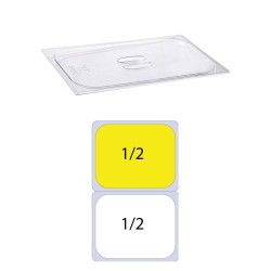 Καπάκι PC διάφανο για δοχεία τροφίμων χωρητικότητας GN 1/2 265 x 325mm