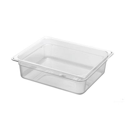 Λεκάνη Gastronorm PC polycarbonate διάφανη GN 1/2 32,5x26,5x20hcm