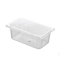 Λεκάνη Gastronorm PC polycarbonate διάφανη GN 1/4 26,5x16,2x6,5hcm