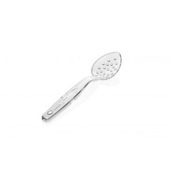 Κουτάλα ραγού PC με τρύπες διάφανη