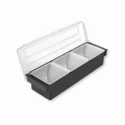 Σετ μπαρ πλαστικό σε μαύρο χρώμα 3 θέσεων Σετ μπαρ πλαστικό σε μαύρο χρώμα 3 θέσεων