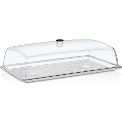 Δίσκος PC ορθογώνιος διάφανος G/N 1/1 53x26,5x2,5hcm