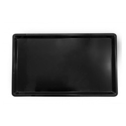 Δίσκος PC ορθογώνιος μαύρος χωρητικότητας GN 1/1 53x26,5x2,5hcm