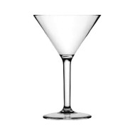 Ποτήρι PC διάφανο για μαρτίνι χωρητικότητας 280ml