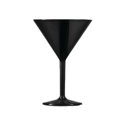 Ποτήρι PC μαρτίνι χωρητικότητας 280ml σε μαύρο χρώμα