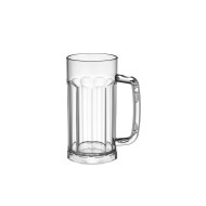 Ποτήρι PC διάφανο μπύρας χωρητικότητας 360ml διαστάσεων Ø6,5x14,5hcm