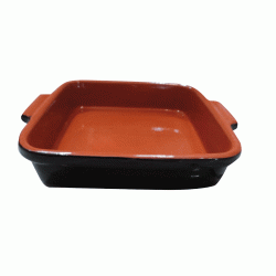 Σκεύος πυρίμαχο τετράγωνο διαστάσεων 22x22x5hcm ΙΤΑΛΙΑΣ