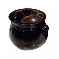 Γάστρα με καπάκι πυρίμαχη ΙΤΑΛΙΑΣ με διάσταση Ø20x24hcm