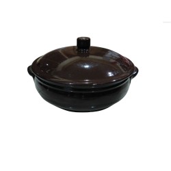 Γάστρα πυρίμαχη με καπάκι ΙΤΑΛΙΑΣ διαστάσεων Ø30x20hcm