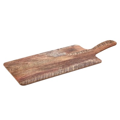 Πιατέλα Μελαμίνης Wood Ορθογώνια με Λαβή για Σερβίρισμα 32,5x17,5cm Πιατέλα Μελαμίνης Wood Ορθογώνια με Λαβή για Σερβίρισμα 32,5x17,5cm