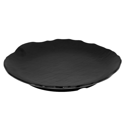 Μπωλ Μελαμίνης Μαύρο για Σερβίρισμα Ø24 x3cm Μπωλ Μελαμίνης Μαύρο για Σερβίρισμα Ø24 x3cm