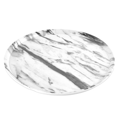 Πλατώ Μελαμίνης Marble Στρογγυλό με Όψη Μαρμάρου για Σερβίρισμα 33x2cm Πλατώ Μελαμίνης Marble Στρογγυλό με Όψη Μαρμάρου για Σερβίρισμα 33x2cm