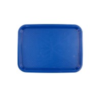 Δίσκος πλαστικός fast-food 35x26cm σε μπλε χρώμα Δίσκος πλαστικός fast-food 35x26cm σε μπλε χρώμα