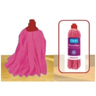 Σφουγγαρίστρα ΜΙCROFIBRA σε λωρίδες ροζ 200gr ΙΣΠΑΝΙΑΣ