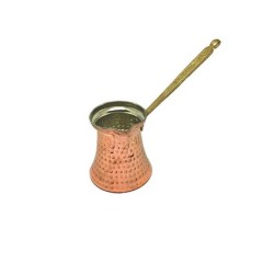 Μπρίκι καφενείου χάλκινo σφυρήλατo 6,4x6,8hcm