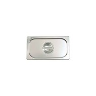 Καπάκι δοχείου γαστρονομίας INOX 1/9 χωρίς σχισμή Καπάκι δοχείου γαστρονομίας INOX 1/9 χωρίς σχισμή