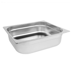 Λεκάνη INOX Gastronorm χωρητικότητας GN 2/3 35,4x32,5x15hcm