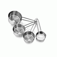 Μεζούρες μαγείρων ΙΝΟΧ 4τεμαχίων