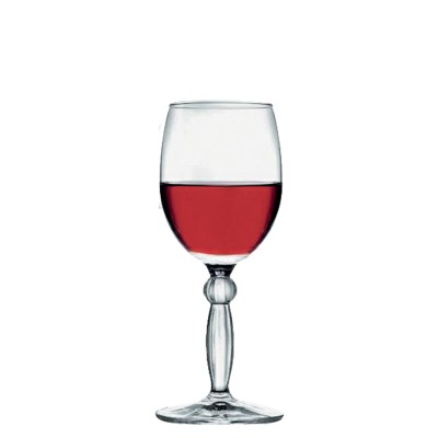 Ποτήρι Γυάλινο Κολωνάτο Κρασιού 21,5 cl, Φ7x17,5cm, Cok Spain