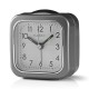 Επιτραπέζιο αναλογικό ρολόι-ξυπνητήρι σε γκρι χρώμα κατάλληλο και για ταξίδια NEDIS CLDK005GY