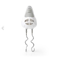 Μίξερ χειρός 5 ταχυτήτων 200W με 2 αναδευτήρες και 2 γάντζους ζυμώματος