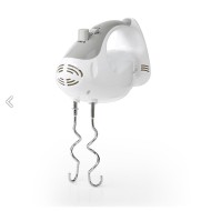 Μίξερ χειρός 5 ταχυτήτων 200W με 2 αναδευτήρες και 2 γάντζους ζυμώματος