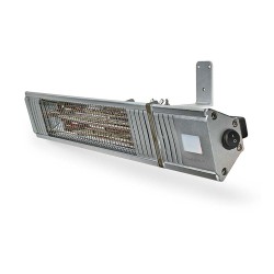 Επιτοίχια θερμάστρα επαγγελματικού τύπου με λάμπα gold halogen και τηλεχειριστήριο 2000W NEDIS HTPA30ESS