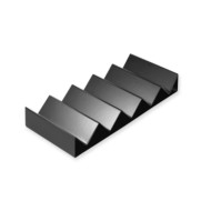 Βάση για σάντουιτς μεταλλικό μαύρο 5 θέσεων με διάσταση 35x15x5cm Βάση για σάντουιτς μεταλλικό μαύρο 5 θέσεων με διάσταση 35x15x5cm