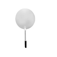 Φτυάρι αλουμινίου στρόγγυλο με κοντή λαβή Ø40x73cm